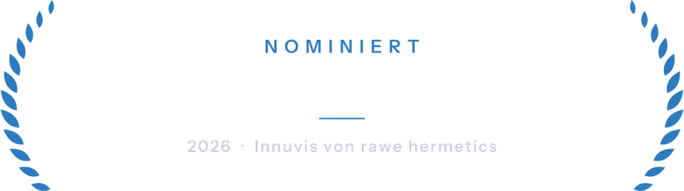 Nominiert für den maintenance Instandhaltungspreis 2026 — Innuvis von rawe hermetics